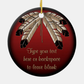 Metis prydnad personifierad första nationminnessak julgransprydnad keramik