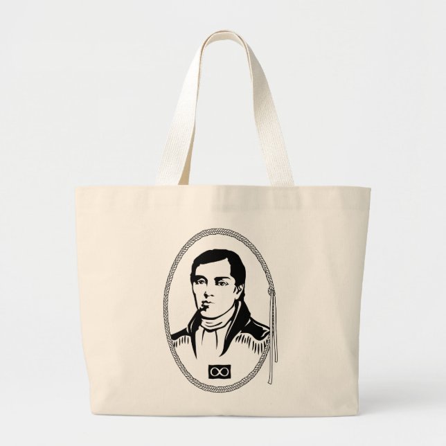 Metis Tote Bag Cuthbert Grant Shopping bag Jumbo Tygkasse (Framsidan)