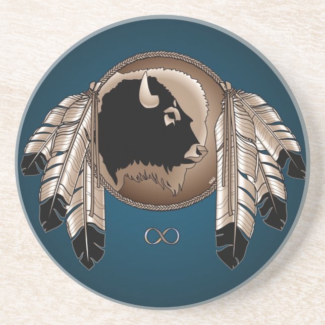 Metis Underläggs First Nations Pride Wildlife Gift Underlägg (Framsidan)