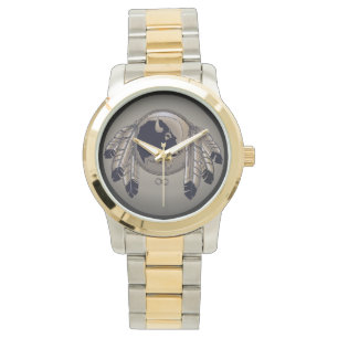 Metis Watch First Nations Buffalo Art Wrist Watch Armbandsur