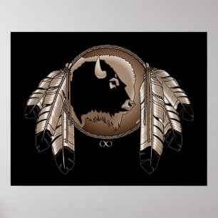 Metist Art Poster Poster av ursprungliga animala u