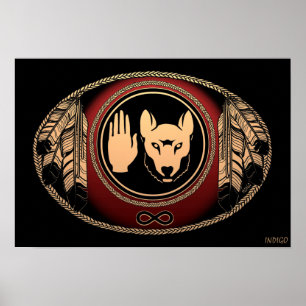 Metist Art Poster Poster av ursprungliga animala u