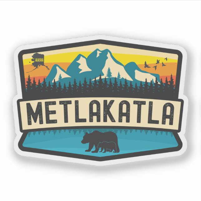 Metlakatla, Alaska Klistermärken (Framsida)