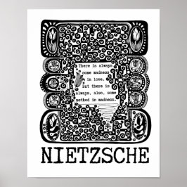 metod i GALENHET filosofi citat av Nietzsche Poster