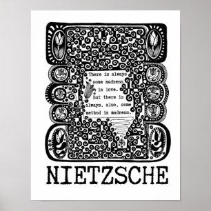 metod i GALENHET filosofi citat av Nietzsche Poster