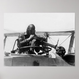 Metod med inriktning på flygplanet Maskin Gun - WW Poster