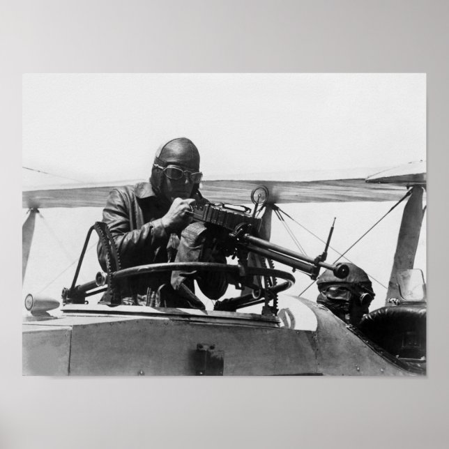 Metod med inriktning på flygplanet Maskin Gun - WW Poster (Framsidan)
