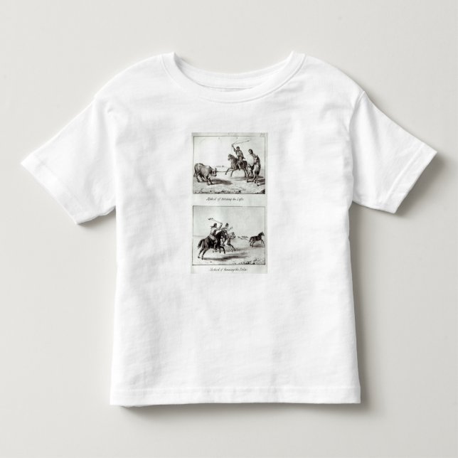 Metoder av att kasta lassoen och bolasna t-shirt (Framsida)