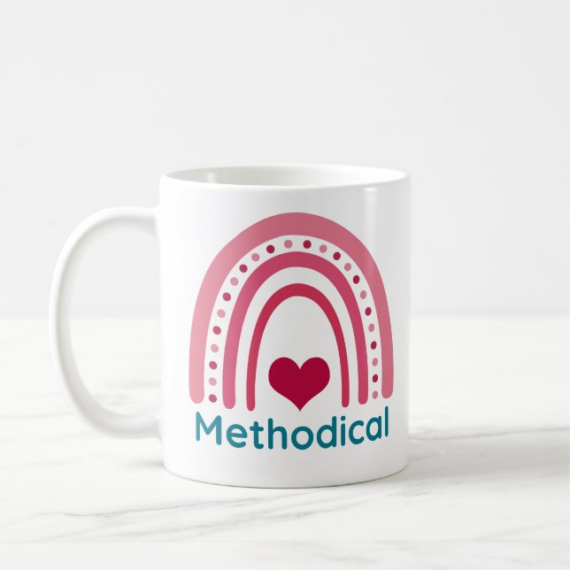 Metodical Viva Magenta Boho Rainbow Kaffemugg (Vänster)