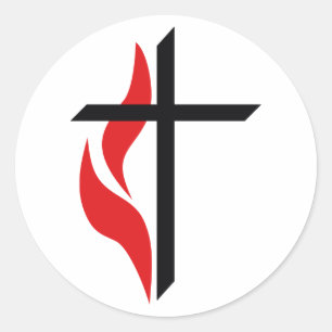 Metodist Runt Klistermärke