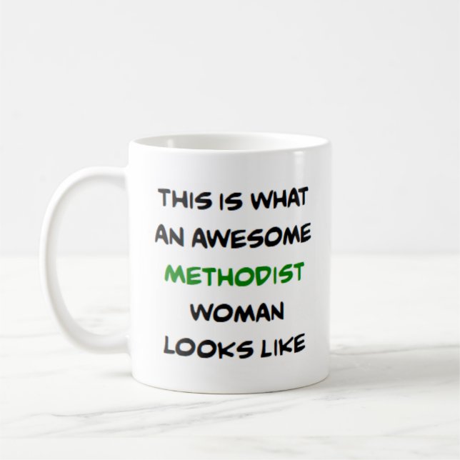 metodistkvinna, underbar kaffemugg (Vänster)