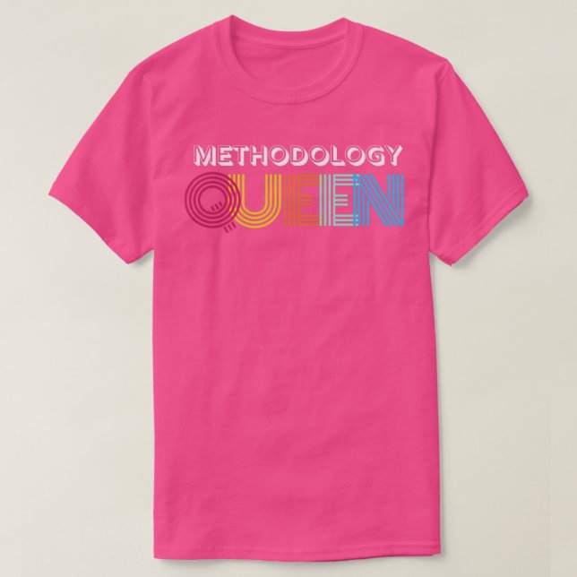 Metodologidrottning T Shirt (Design framsida)