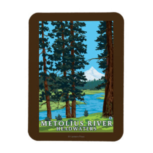 Metolius flodkällfloder, Oregon Magnet
