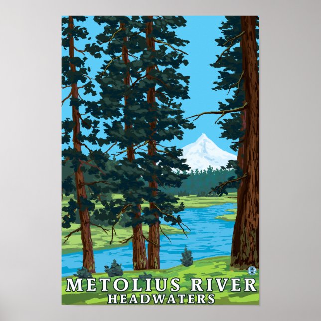 Metolius River Headwater, Oregon Poster (Framsidan)