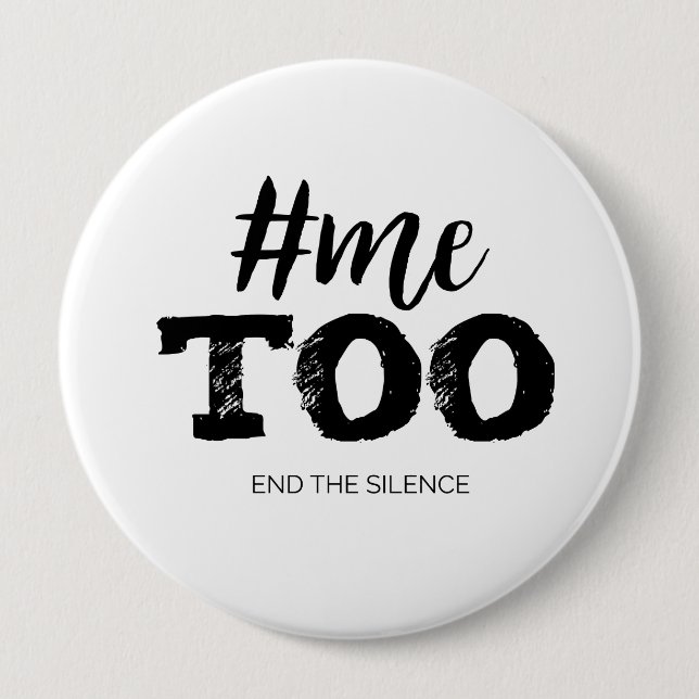 Metoo  Bryt tystnaden Knapp (Framsida)