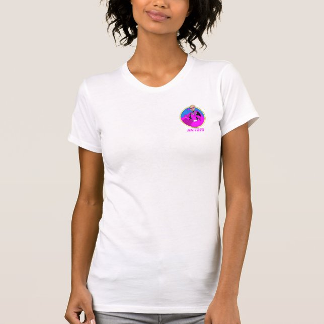 MetRex som SPARKAR cancer ändautslagsplatsen T-shirt (Framsida)