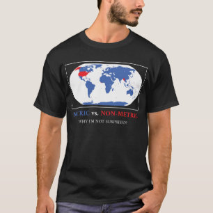 Metric Vs. non-metric - Metric System Karta Scienc T Shirt