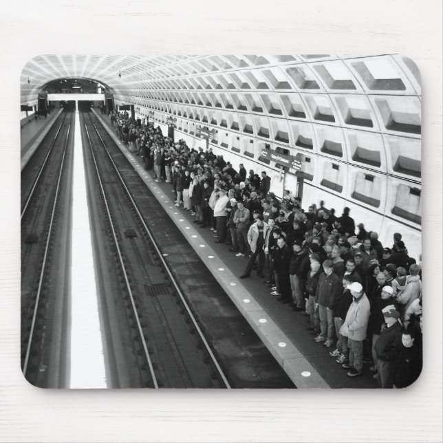 Metro B&W Mousepad Musmatta (Framsidan)