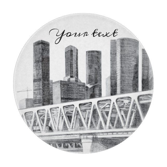 Metro bridge Pencil teckning (Framsidan)