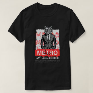 Metro Class: El Look del Tigre en Traje T Shirt