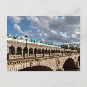 Metro cross Bercy bridge - Paris Vykort
