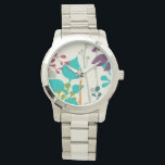 Metro Garden III Armbandsur<br><div class="desc">Blommigt</div>