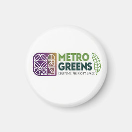 Metro Greens Urban Farming T-Shirt | City Gardener Magnet