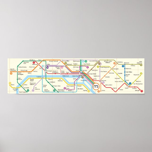 Metro Literario Poster (Framsidan)