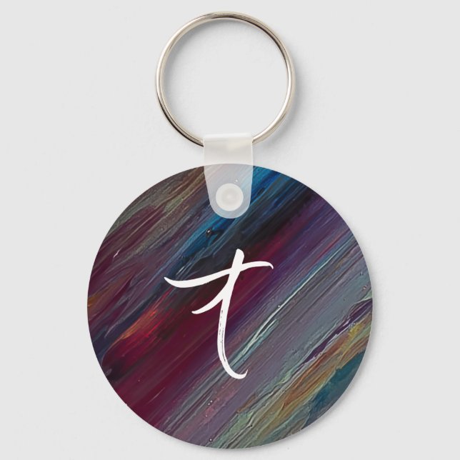 Metro Monogram Nyckelring (Framsida)