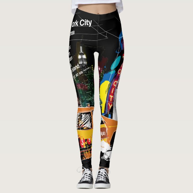 Metro New York City Leggings (Framsida)