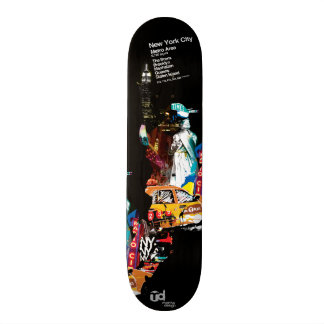 Metro New York City Mini Skateboard Bräda 18,5 Cm