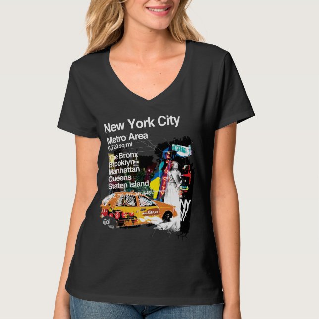Metro New York City T-Shirt (Framsida)