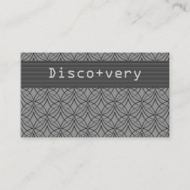 Metro Retro-Affärskort, klassiskt Grått Visitkort