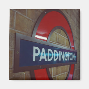 Metro-signatur för Paddington Station London Magnet