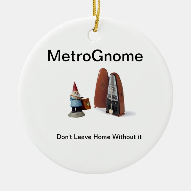 MetroGnome Julgransprydnad Keramik (Framsidan)