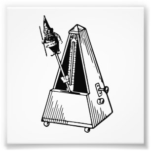 Metrognome Musical Metronome Fototryck
