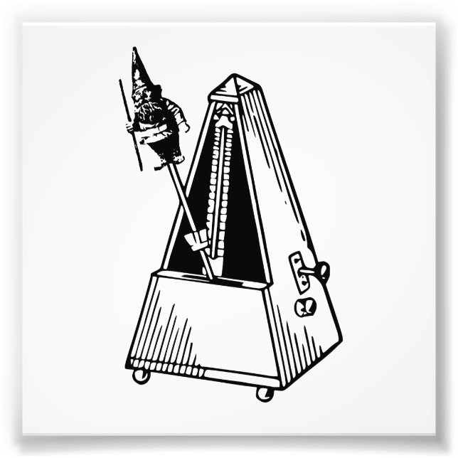 Metrognome Musical Metronome Fototryck (Framsidan)