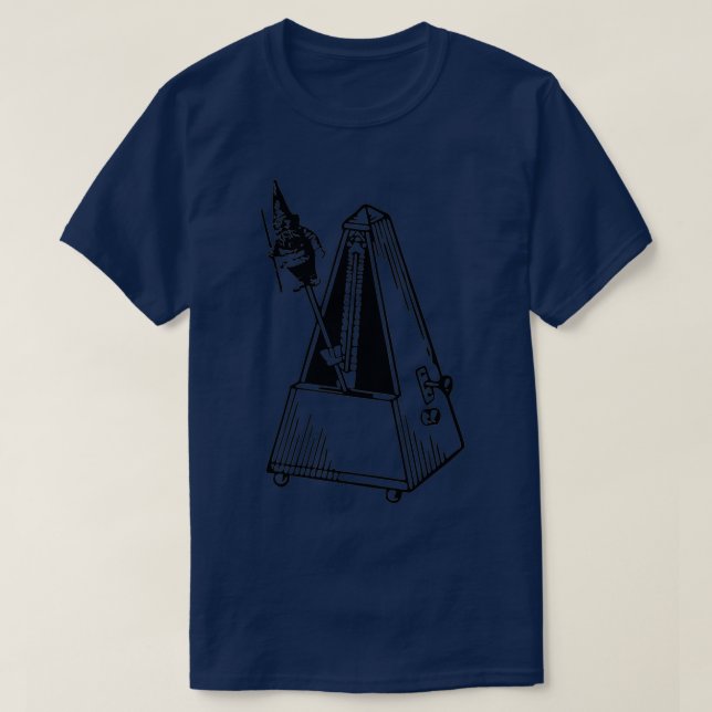 Metrognome Musical Metronome  T Shirt (Design framsida)