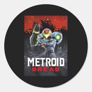 Metroid Dread Samus Surroround Runt Klistermärke