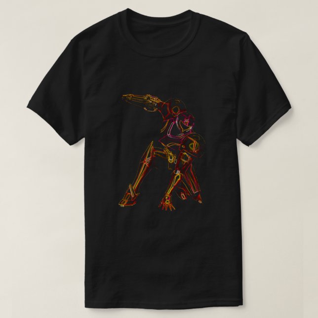 Metroid Neon  T Shirt (Design framsida)