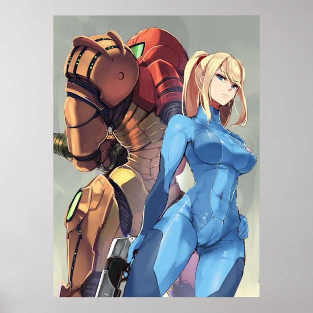 Metroid Samus Aran Poster (Framsidan)