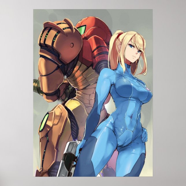 Metroid Samus Aran Poster (Framsidan)