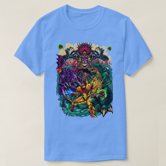 Metroid Tribute TShirt T Shirt (Design framsida)