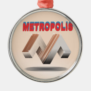 metropol 1 julgransprydnad metall