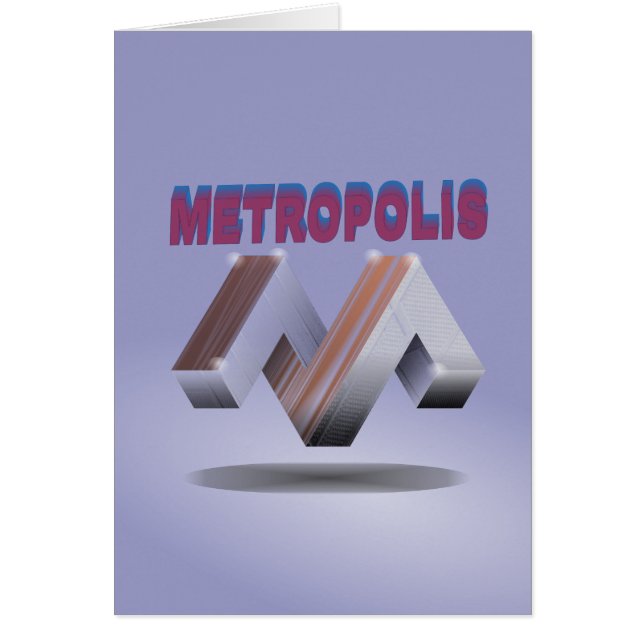 metropol hälsningskort (Framsidan)