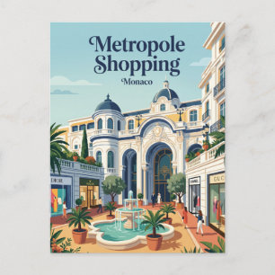 Metropole Shopping Monte-Carlo Monaco Vykort