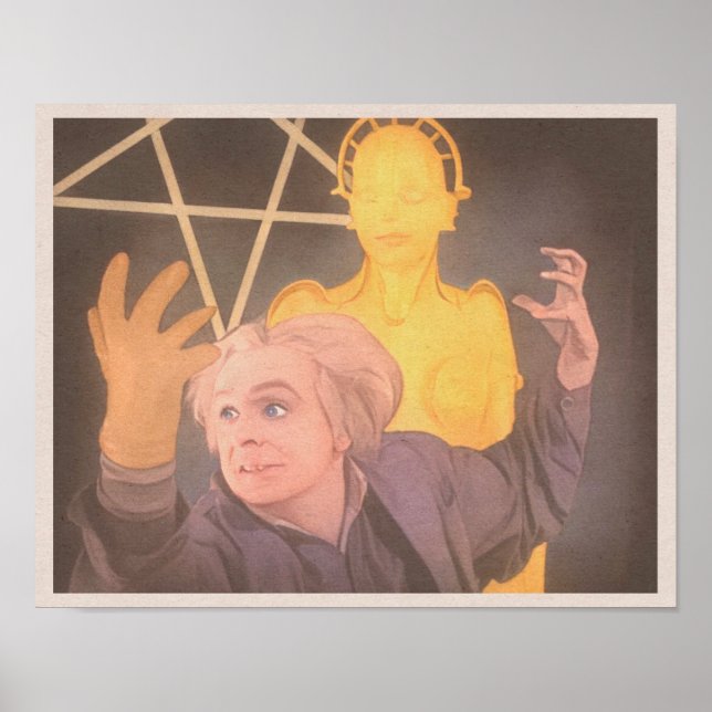 Metropolis (1927) - The Inventor's Revelation Poster (Framsidan)