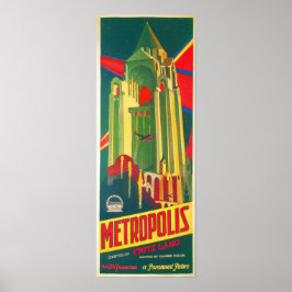 Metropolis av Fritz Lang 1927 Old Film Poster