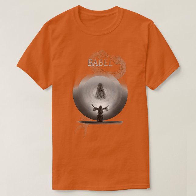 Metropolis Babel v1 T Shirt (Design framsida)