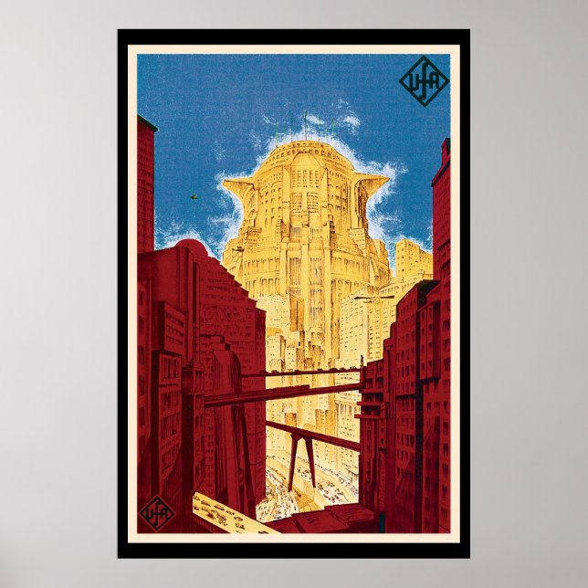 Metropolis Filmplakat Poster (Framsidan)